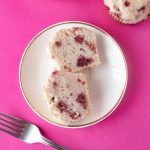 Vegan Raspberry yogurt muffins
